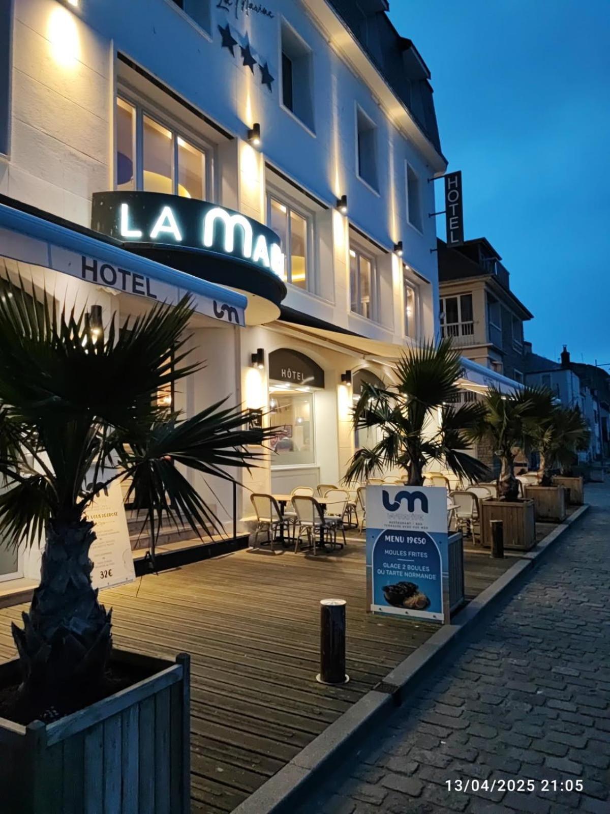 Hôtel de la Marine Port-en-Bessin-Huppain Exterior foto